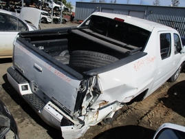 2008 HONDA RIDGELINE RTL WHITE 3.5L AT 4WD A17549